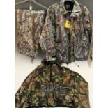 Evolution Camouflage Jacket / Trousers – Multi pocket Stealth jacket size L, Trousers size L