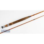 Early Hardy Bros Alnwick Palakona Reg trout fly rod - 9’6” 2 piece with clear Agate lined butt and