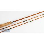 Fine Pezon et Michel “Parabolic Skish” trout fly rod c.1960’s - 8’2” 2 pc with an extra matching