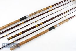 2x Good Hardy Hollow Glass Match Rods - “The Fred Taylor Trotter” 11’3” three-piece with