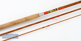 Allcocks Wallis Wizard fully restored whole cane and split cane coarse rod – 11ft 3pc with whole