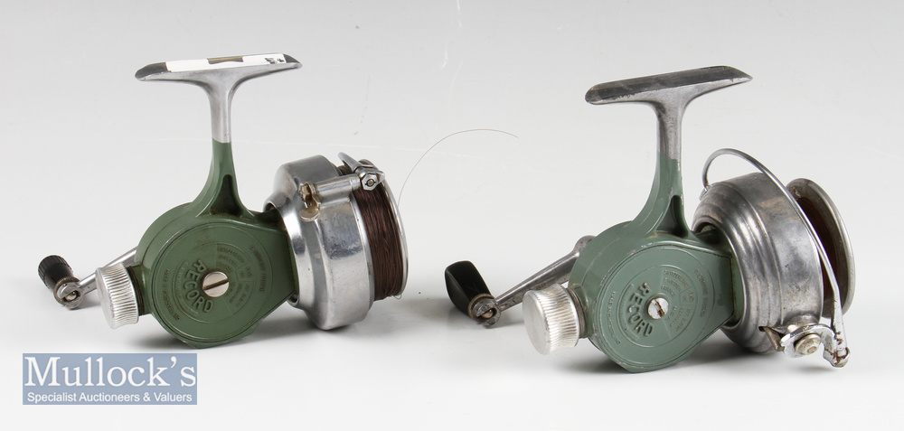 Record Thommen Swiss Made Spinning Reel. Reel is intact nice handle, half bail arm, looks to be - Image 2 of 2