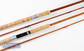 2x fully restored Ledger and Avon split cane rods – R Kink Hampton Court Hand built “Ledger” 9ft