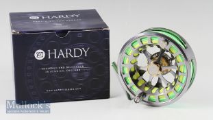 Hardy Ultralite 7000DD Series fly reel – 4.25” dia with with disc drag regulator button – for both