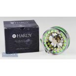 Hardy Ultralite 7000DD Series fly reel – 4.25” dia with with disc drag regulator button – for both