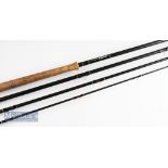 Good Merlin Made in England 15ft 4pc carbon salmon fly rod - line 10/11# – screw locking reel