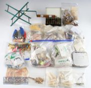 Collection of Fishing Accessories. To including Wheatley Fly box, line dryer, devons, minnows,