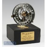 J.W Young & Son “Bob James” BJ 2080L Lightweight Centre Pin Reel: Aerial style 4 1/2” dia fully