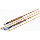 2x split cane and trout fly rods - Bill Tagg Stafford “Loch Watten” split cane trout fly rod –