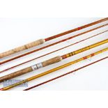 2x interesting James Aspindale Redditch Dalesman Series match rods including Aluminium combination –