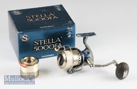 Shimano Stella STL-5000FA Spinning Fishing Reel. Fluidrive gearing system, anti-reverse bearing, new