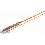 Good Pezon et Michel Parabolic Speciale Normale trout fly rod – 9ft 2pc split cane – soiled handle