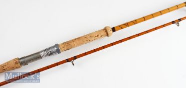 Hardy Bros Alnwick “The No.3 L.R.H Spinning” palakona rod – 9ft 6in 2pc with clear agate lined