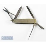 Hardy Anglers knife No.3, correct blades being, knife, scissors, spike, tweezers, file and disgorger