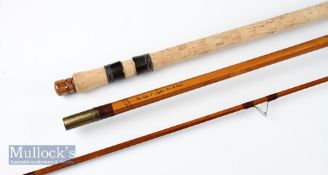 Good R. Chapman & Co Ware Herts “The Fred J Taylor Roach Rod” split cane rod - 12ft 6in 3pc with