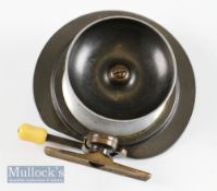 Scarce Malloch’s Patent Side Caster, 3.75” with rare factory made Anti fowl rim overall diameter