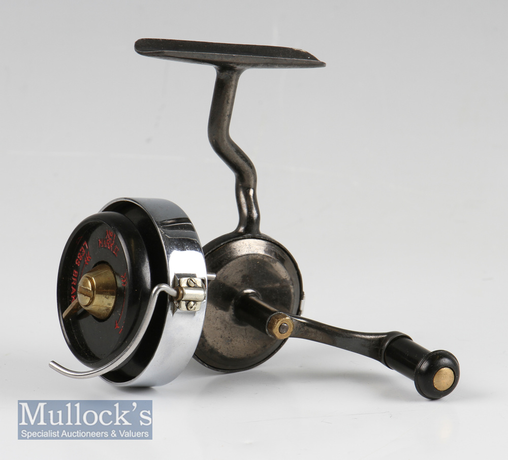 Hardy Hardex No.1 Mk2 Threadline Spinning reel, chrome plated flier, Bakelite spool, half bail - Image 2 of 3