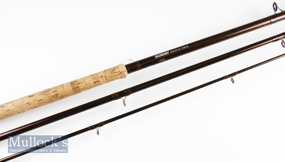 Sage Graphite GFL salmon fly rod – 16ft 3pc line 10/11# - Fuji style line guides throughout, Fuji