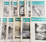 Trout and Salmon Magazines – Issued in black & white spanning the years of 1955 to 1962 (88)