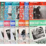 The Midland Angler Magazines –Issued in black & white with 2 colour covers spanning the years of