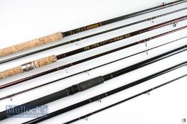 3x various match/specimen rods – Silstar Graphite 13ft 3pc Match rod with 24” clean cork handle