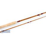 Fine James Aspindale & Son Redditch Dalesman Series “Avon Dale” rod – 10ft 6in 2pc split cane rod