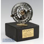 J.W Young & Son “Bob James” BJ 2080 Centre Pin Reel: Aerial style 4 1/2” dia fully ventilated drum