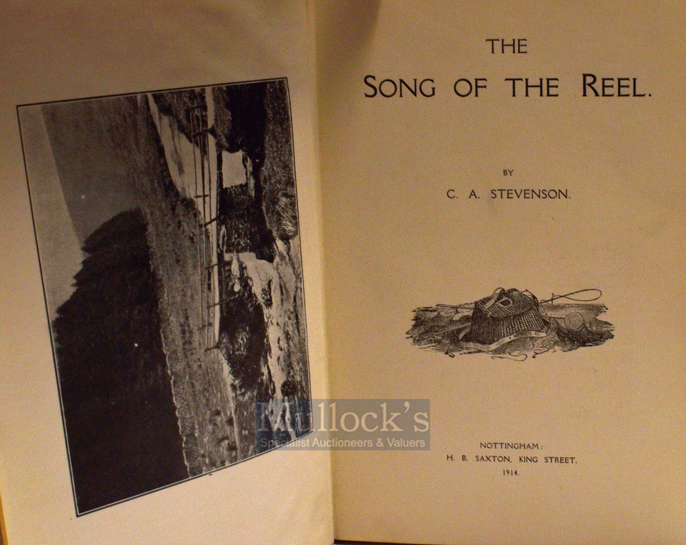 Stevenson C A – The Song of the Reel, Nottingham 1914 1st edition original binding - Image 2 of 2