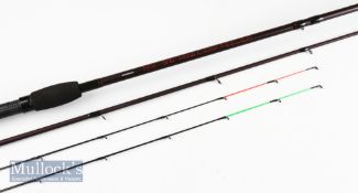 Good Drennan Red Range Mini Carp Feeder rod – 9ft 6in 3pc with 2x Feeder tips 1oz and 2oz –