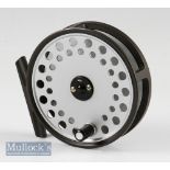 Hardy Hydra 3.1/2” alloy salmon fly reel, fine condition, black handle, correct smooth foot, 2 screw