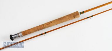 Fine Pezon et Michel Split cane trout fly rod – 8ft 6in 2pc with staggered ferrule – single