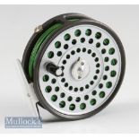 Fine Hardy Bros Ltd England “The Princess” alloy trout fly reel - 3.5” dia with smooth alloy foot, -