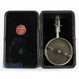 Extremely rare unmarked Illingworth No.1 Threadline reel – retaining much of the original dark