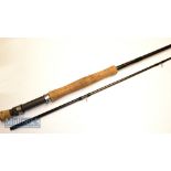 Redington carbon fly rod – 10ft 2pc – line 7# - with 2 Fuji style lined butt guides-Fuji screw