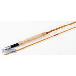 Fine Hardy “The Palakona” trout fly rod – 8ft 9in 2pc line 7# - with clear Agate but guide, still