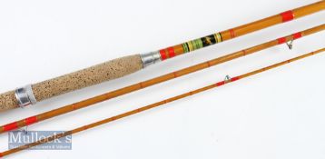 Fine Allcocks Super Wizard whole cane and split cane float rod – 11ft 3pc whole cane butt, split