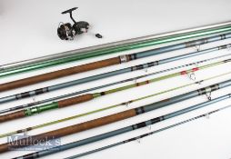 Selection of Fishing Rods, Rod Rests, To include 2x Roddy fishing rods Milbro fishing rod together