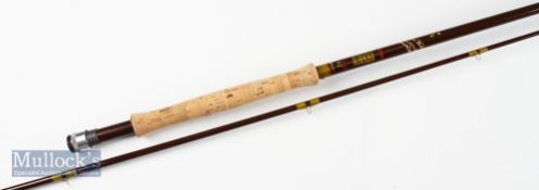 Good Hardy Richard Walker Reservoir Superlite fly rod – 9ft 3in 2pc - line 7/8#, with matching