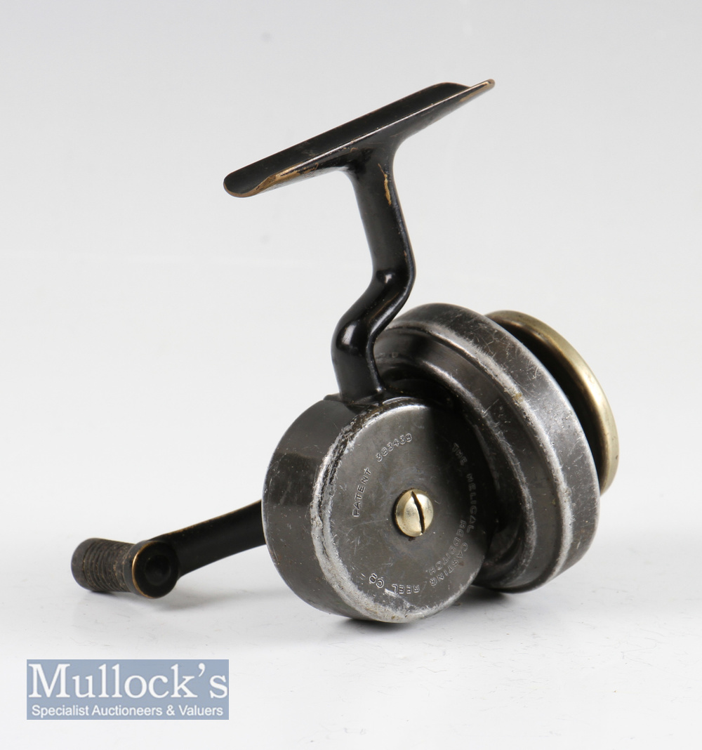 Good “The Helical Casting Reel” Co., Redditch trout size alloy and brass spinning reel in makers - Image 2 of 2