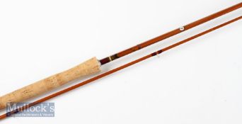 Fine J S Sharpe Ltd Aberdeen “The Scottie” impregnated trout fly rod – 10ft 2pc - line 6/7# - with