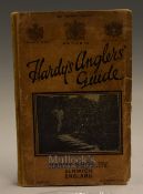 Hardy’s Angler's Guide 1930 in fair condition internally clean with stepped index. Stained and