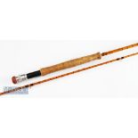 Lt Colonel Oborn, Marnhull Dorset The Tenacity hand built split cane fly rod – 9ft 6in 2pc with