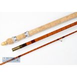 Fine B James & Son London England Peter Tombleson split cane match rod – fully restored 12ft 3pc