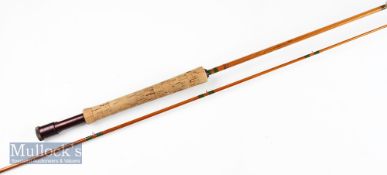 Good Pezon et Michel Ritz Super Parabolic Trout fly rod - 8ft 4in 2pc (line 6#?) fitted with