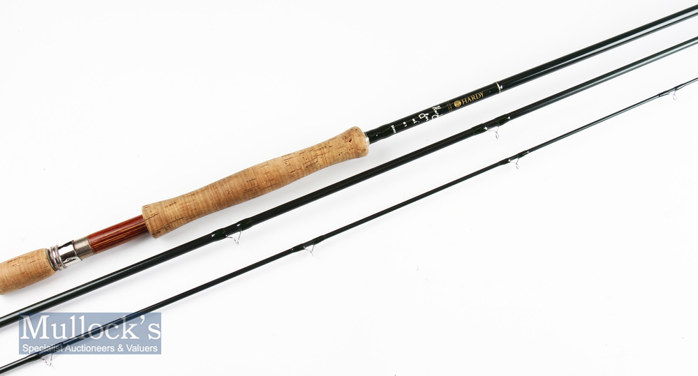 Fine Hardy “The Gem” sea trout fly rod – 10ft 6in 2pc line 7# - 2x lined butt guides – lightly - Image 2 of 2