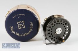 Hardy The St George 3.” alloy trout fly reel, 2 screw latch, cracked and chipped agate line guide