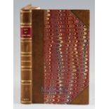 Bowlker C Art of Angling – Greatly improved Ludlow 1833 5th Edition revised hand coloured frontis,