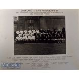 1973 large mounted official joint teams photo^ Scotland v the SRU President’s XV^ Centenary Match: