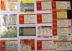 2001/02 Manchester Utd premiership match tickets homes & aways. (39) Generally good.