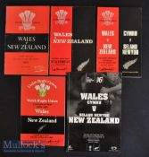Wales v New Zealand Rugby Programmes (5): Lovely clean copy from 1953 (last Welsh win over them);